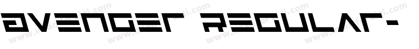 Avenger Regular字体转换
